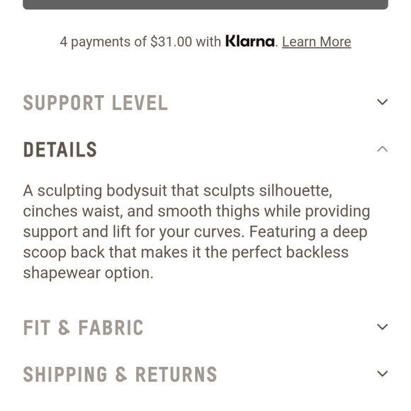 NWT SKIMS LOW BACK MID THIGH BODYSUIT - Picture 10 of 10